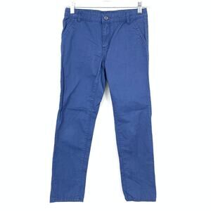 Primigi Slim Leg Chino Pants Kids Size 10 Blue 100% Cotton